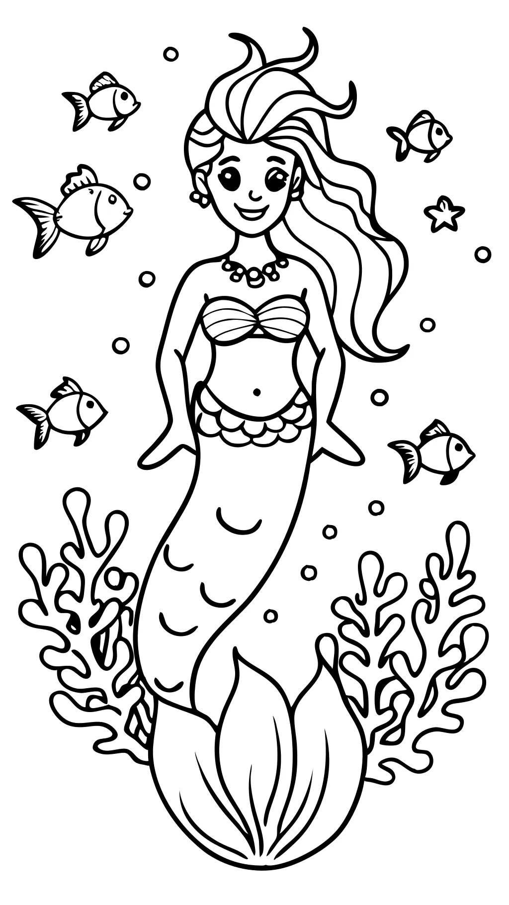 coloriages sans sirène